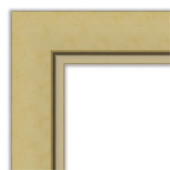 Petite Bevel Wall Mirror, Landon Gold Frame {3}
