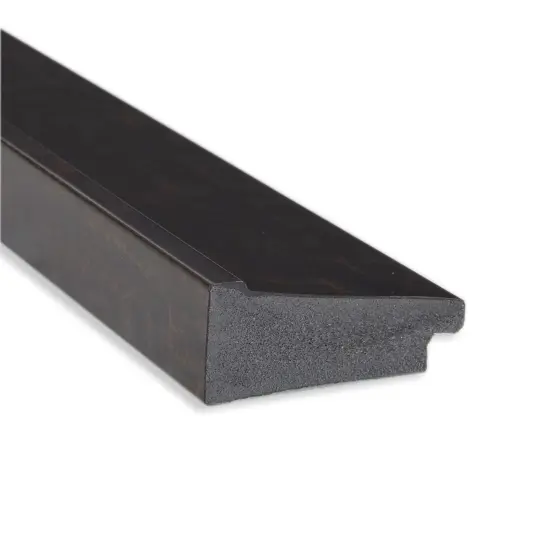 Amanti Art Non-Beveled Wall Mirror, William Mottled Bronze Narrow Frame {2}