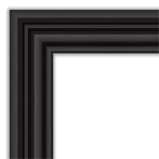 Petite Bevel Wall Mirror, Colonial Black Frame {3}