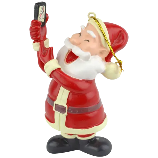 Selfie Santa&trade; Christmas Ornament {1}