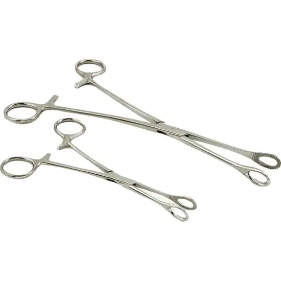 2 Pennington Sponge Forceps Healthcare Surgical Piercing Tools {1}
