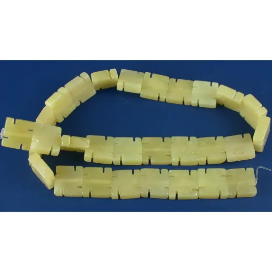 Lemon Jade Gemstone Beads 15mm 1 Strand {1}