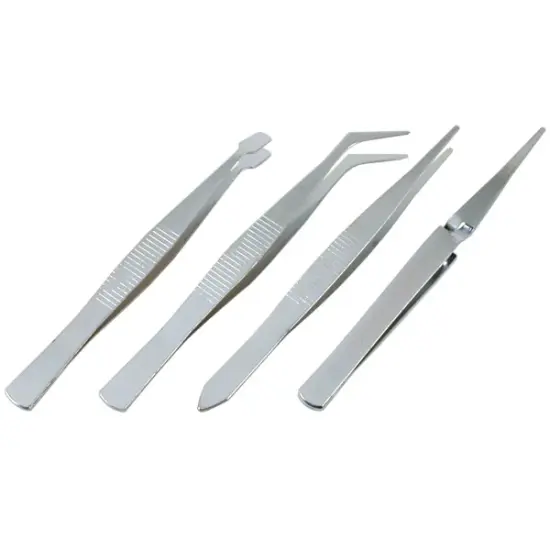8 Tweezers Beading Soldering Lock Tweezer Set Tool {2}