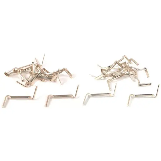 Small & Medium White Gold Filled Ring Guards Jewelry Findings Kit 40 Pcs {1}