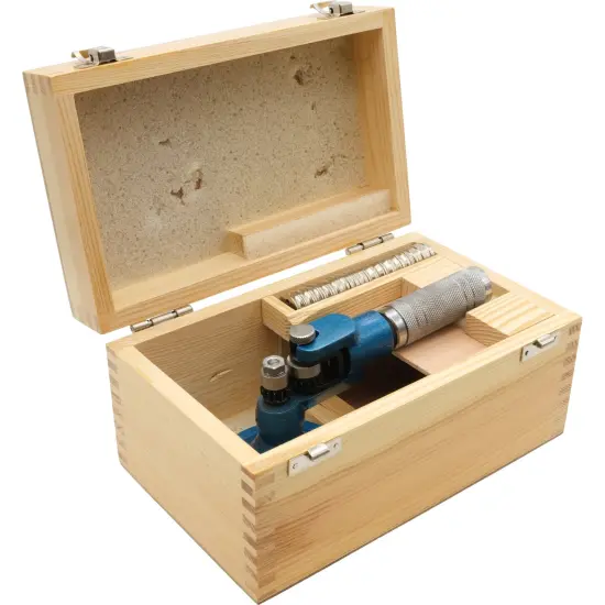 Ring Stretcher Tool, 16 Rollers & Wood Box to Resize & Enlarge Stone Set Jewelry {6}