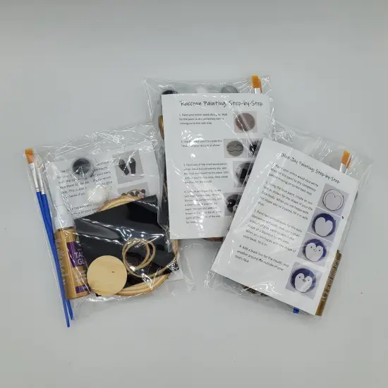 Ink and Trinket Kids DIY Forest Animal Party Favors, Individually Wrapped Craft Kit for Kids {3}