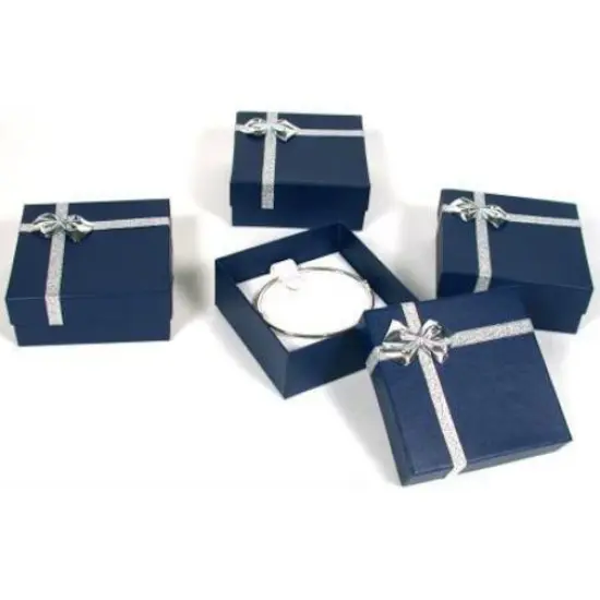 4 Bowtie Bangle Bracelet & Pocket Watch Display Boxes {1}