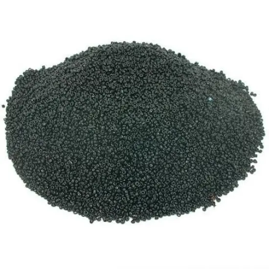 Black Glass Seed Beads Beading Sz 11/0 Approx 1/2 Kilo {1}