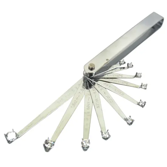 Diamond Gem Selling Tool shows Approximate Carat Size {1}