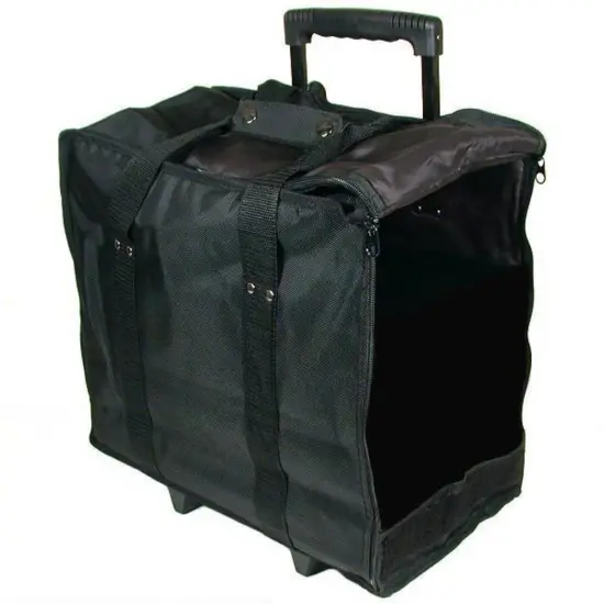Jewelry Display Black Carrying Case w/ Wheels & Handle {1}