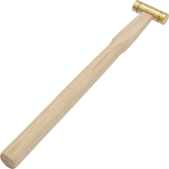 Brass Hammer 1/2" Flat Head 9" Long Mallet Chasing Jewelers Repair Crafts Tool {6}