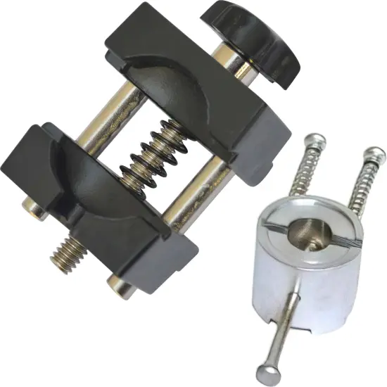 2 Watch Case & Clock Movement Holder Repair Vise Tools {1}