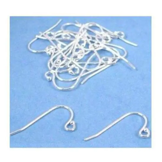 20 Sterling Silver Shepherd Hook Earrings 21 Gauge {1}