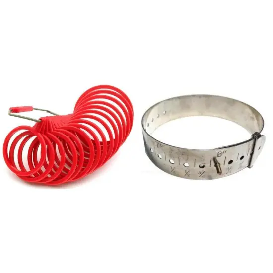 Bangle Bracelet Wrist Watch Sizers Jewelry Measuring Tool Kit 2 Pcs {1}