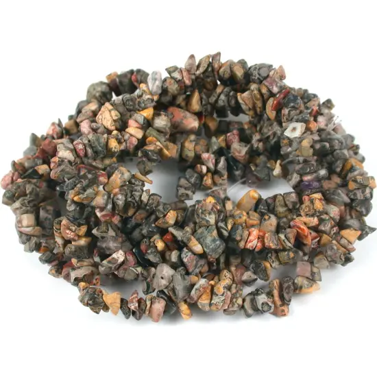 Picture Jasper Chip Beads Gemstone Beading 2 Strands {1}