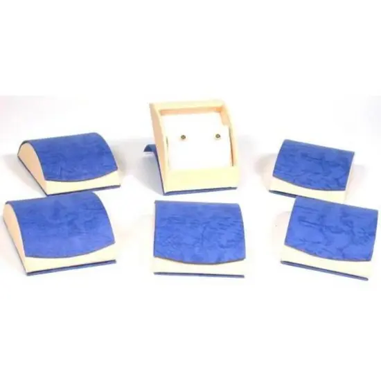 6 Magnetic Lid Gift Boxes Earring Showcase Displays {1}