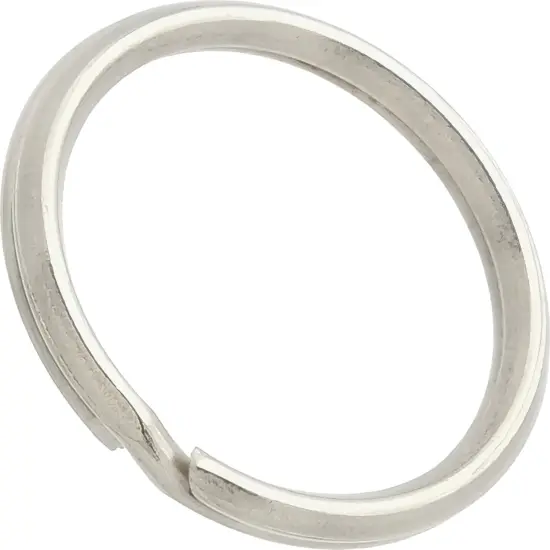 Steel Split Rings 20mm Jewelers Clasp Charm Links Connection Parts 50Pcs {2}