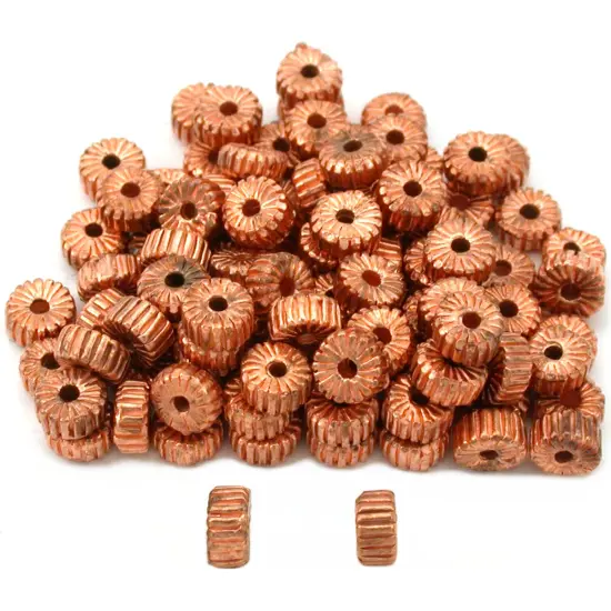 Spacer Bali Copper Plated Beads Jewelry 5mm Approx 100 {1}