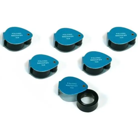 6 Gemologist Loupes 10X Magnifier Eye Piece Tools {1}