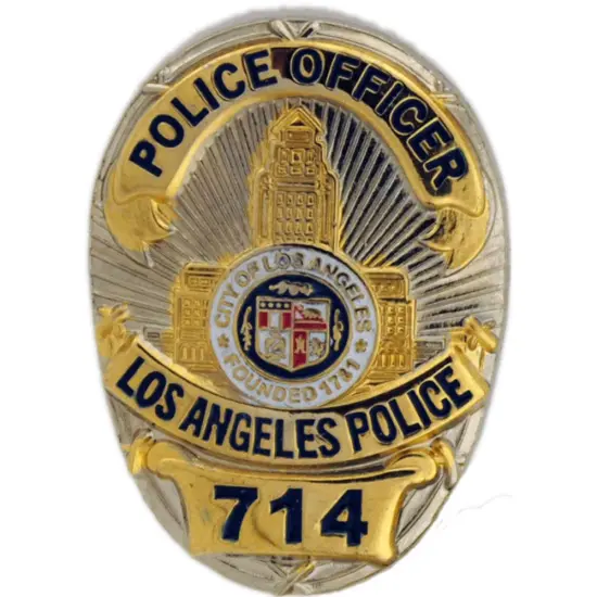 LAPD Los Angeles Police Department Police Officer 1.5" Enamel Tie Tac Pin {1}