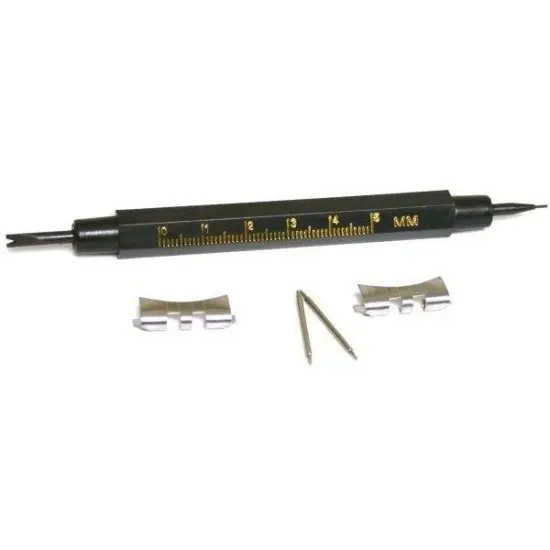 2 Watch Band Bracelet Case Ends 20mm & Spring Bar Tool {1}