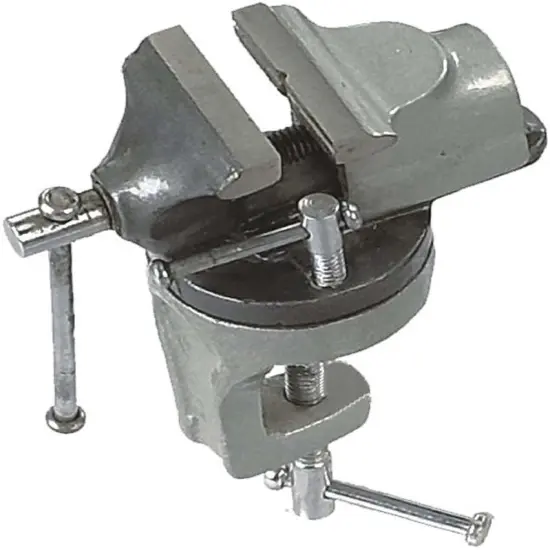 2-Inch Heavy Duty Steel Table Top Swivel Vise {4}