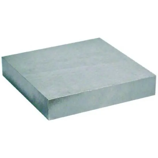 4" X 4" X 3/4" Vanadium Steel Bench Block {2}