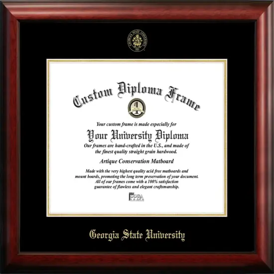 Georgia State University 17w x 14h Gold Embossed Diploma Frame {1}