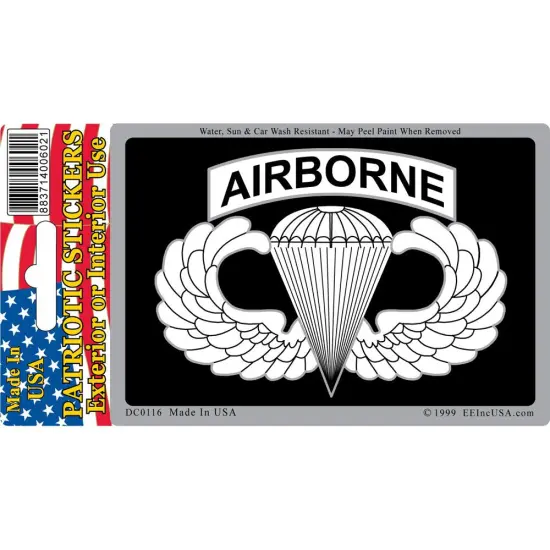 U.S. Army Airborne Sticker 2-3/4"X4" {1}