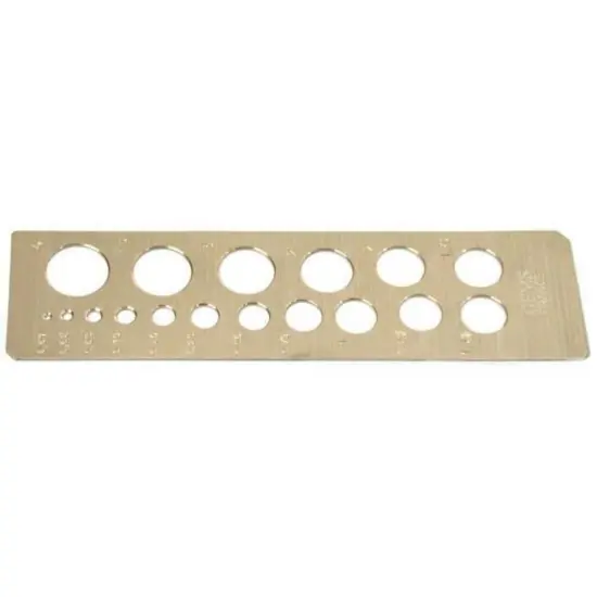 Gemstone Diamond Sizing Gauge Gemologist Bead Tool {1}