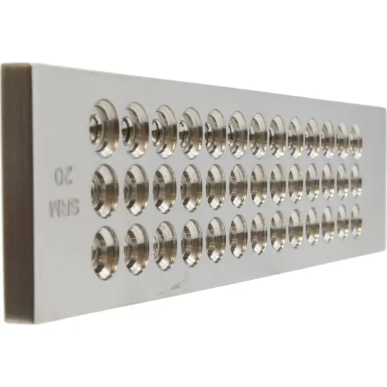 DRAWPLATE 39 Hole TUNGSTEN CARBIDE steel FindingKing {6}