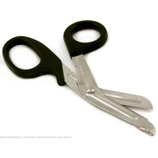 Bandage Scissors EMT Medical Utility Cutting Black {1}
