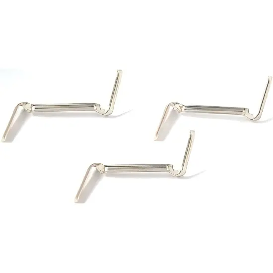 3 White Gold Filled Small Ring Guards {1}