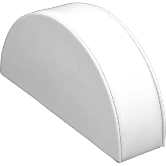 White Leatherette Jewelry Display 6 Pc Set New Bonus {3}