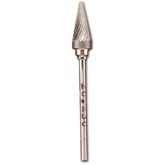 Cone 1/4" head diameter with 3/32" shank. Item No. 20.230 {1}