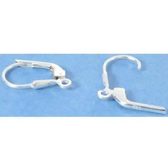 2 Lever Back Earring Sterling Silver Earwire Parts {1}