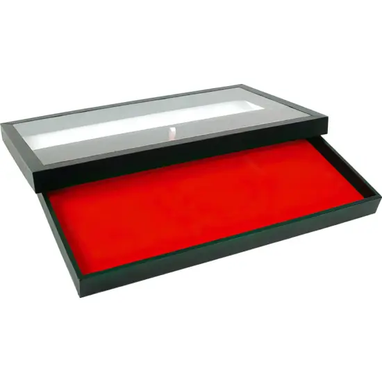 Velvet Jewelry Chain Pad Showcase Tray Display Unit {1}