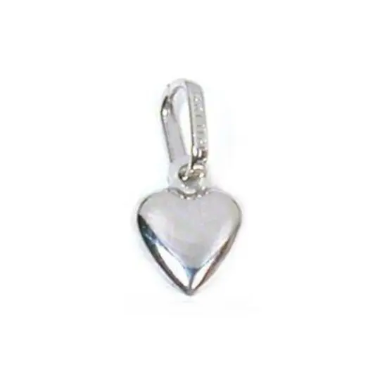 14K White Gold I Love You Charm 18" Chain Jewelry {3}