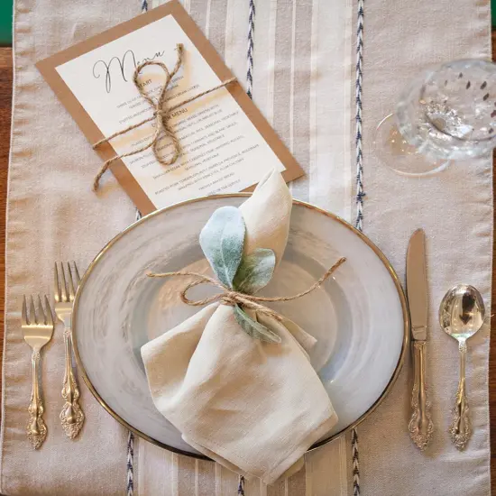 Hemptique Hemp Napkin Home Kitchen Cooking Apparel Eco Friendly AZO Dye Free Naturally Grown Fiber {3}