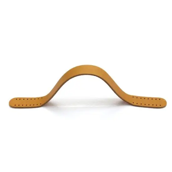 9.8" byhands Genuine Leather Outline Mini Tote Bag Strap (20-2602) Mustard {1}