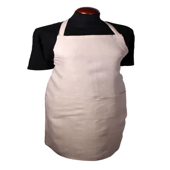 Hemptique Hemp Kitchen Apron Home Kitchen Cooking Apparel Eco Friendly AZO Dye Free Sustainable Naturally Grown Fiber Gift for Mom {1}