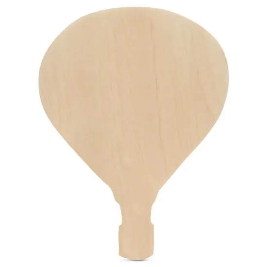 Unfinished Wooden Hot Air Balloon Cutout, 12", Summer Crafts | Woodpeckers {1}