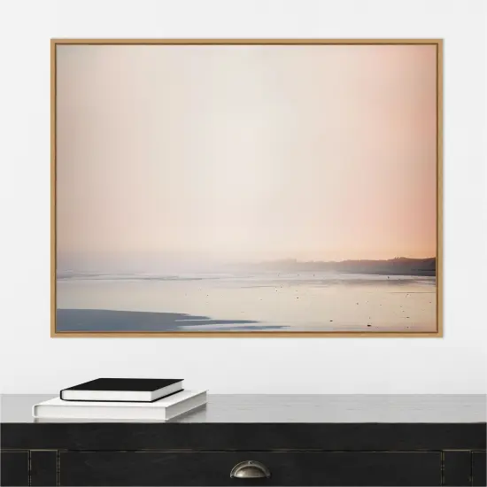 Currumbin Sandy Beach by Urban Road Canvas Wall Art Print Framed {6}