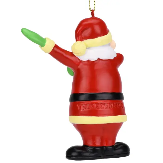 Funny Dabbing Santa&trade; Christmas Ornament {4}