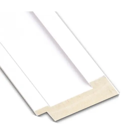 Petite Bevel Wood Wall Mirror, Craftsman White Frame {2}