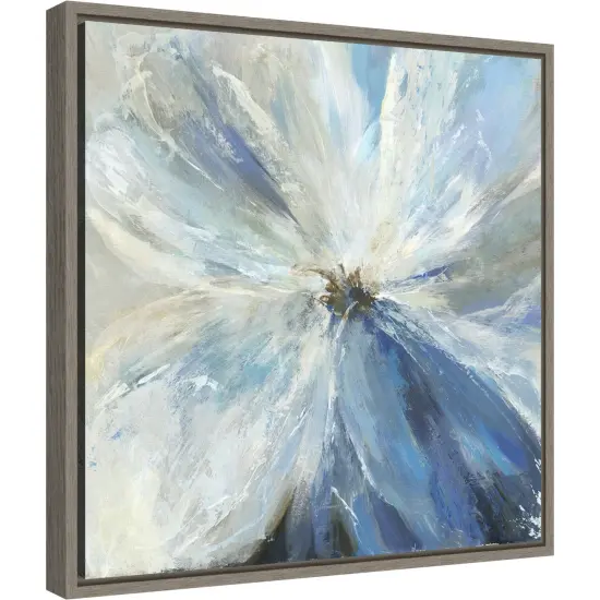 Gigi I by Asia Jensen 16-in. W x 16-in. H. Canvas Wall Art Print Framed in Grey {2}