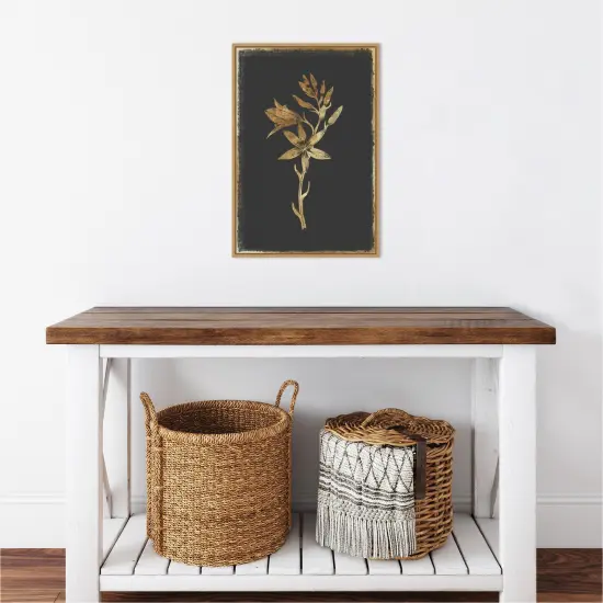 Carmass and Wild Hyacinth by PI Collection 16-in. W x 23-in. H. Canvas Wall Art Print Framed in Natural {5}