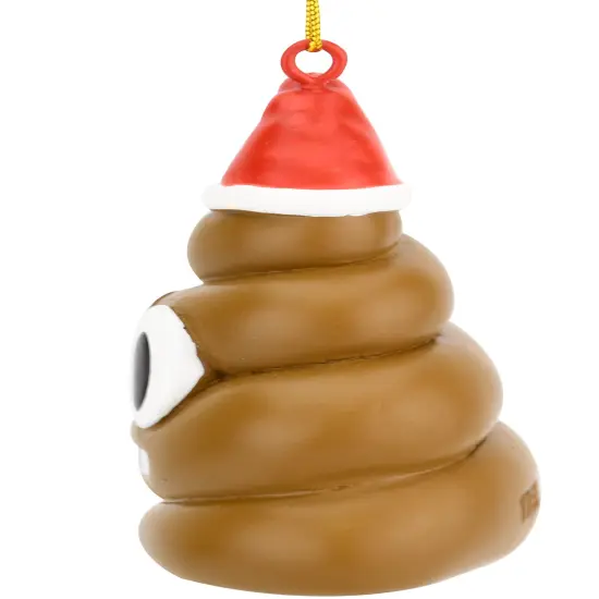 Poopy Christmas Funny Poop Ornament {4}