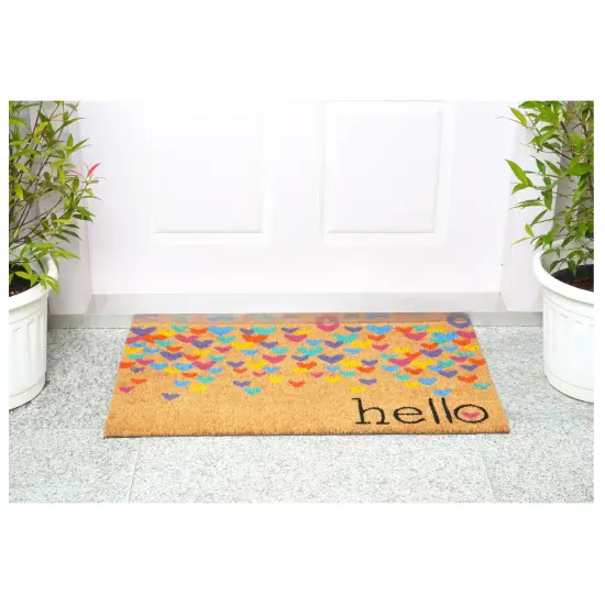 107261729 Colorful Hearts Doormat {4}