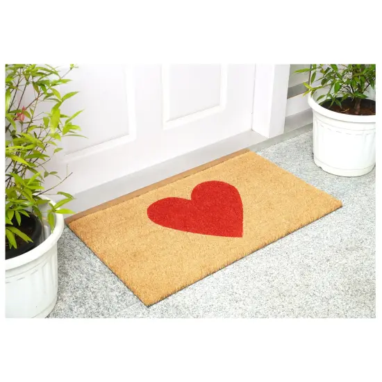 Heart Doormat Grey {4}